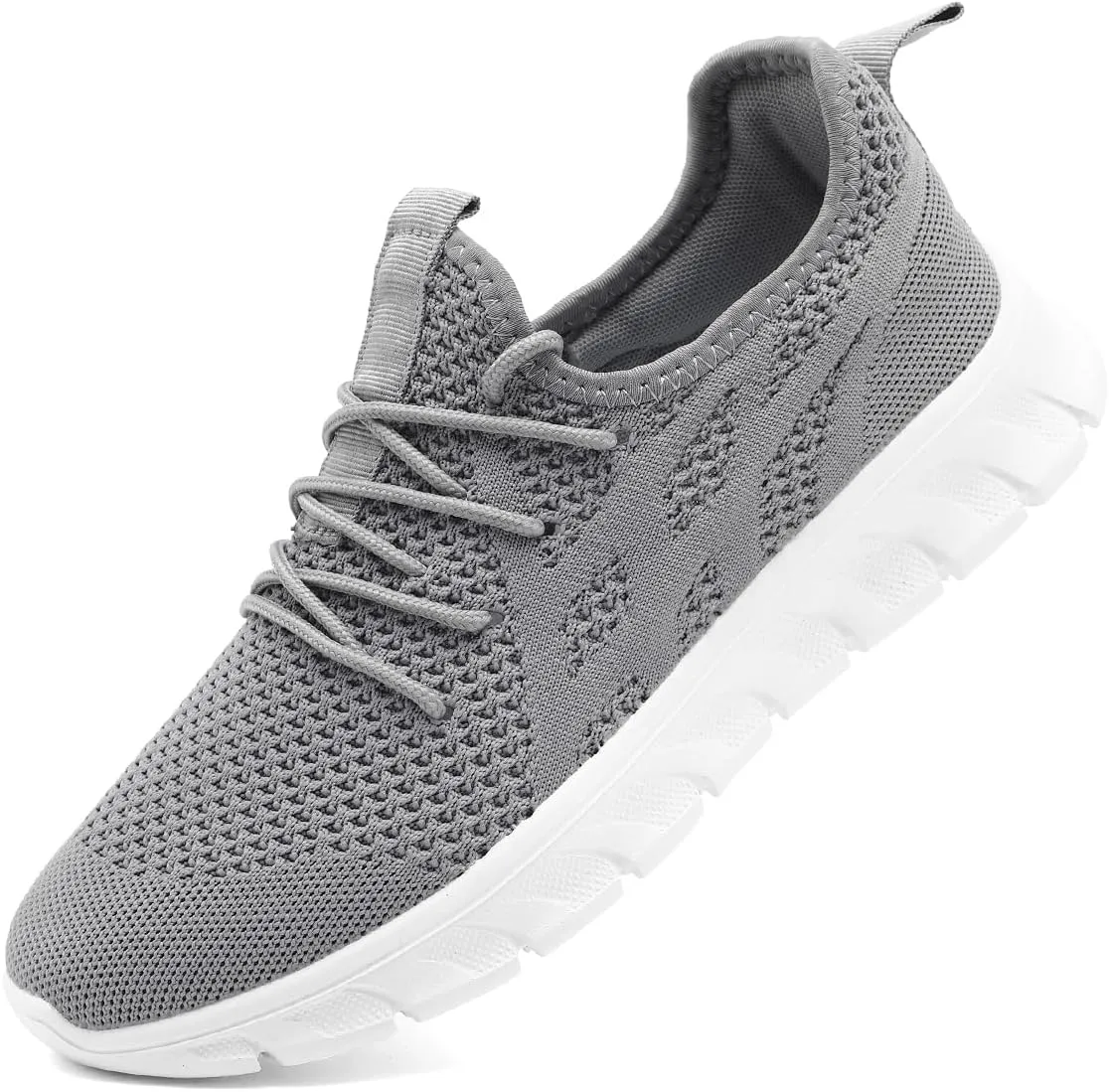 Women's Running Shoes Lightweight Walking Sneakers Tennis Athletic Lace Up Gym Casual Fashion Fitness Sports Soft Sole Mesh Workout Comfortable