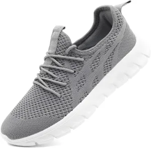Women's Running Shoes Lightweight Walking Sneakers Tennis Athletic Lace Up Gym Casual Fashion Fitness Sports Soft Sole Mesh Workout Comfortable