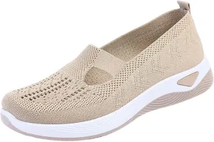 Women's Woven Orthopedic Breathable Soft Walking Running Shoes for Men Wide Feet Men's Shoes Casual Slip On Sneakers Black Tennis Shoe Loafers Shoe