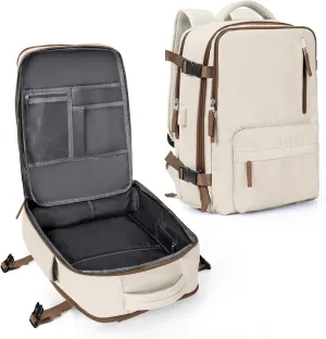 WONHOX Large Travel Backpack Carry on Flight Approved Laptop Work Business Backpack for Women Men Mochila de Viaje