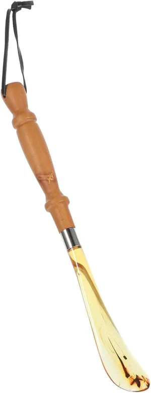 Wooden Handle Shoe Horn for Seniors Ergonomic Non Slip Shoe Lifter Tool Portable Shoe Aid for Elderly Adults Lightweight Design for Easy Use and Travel for Men Women