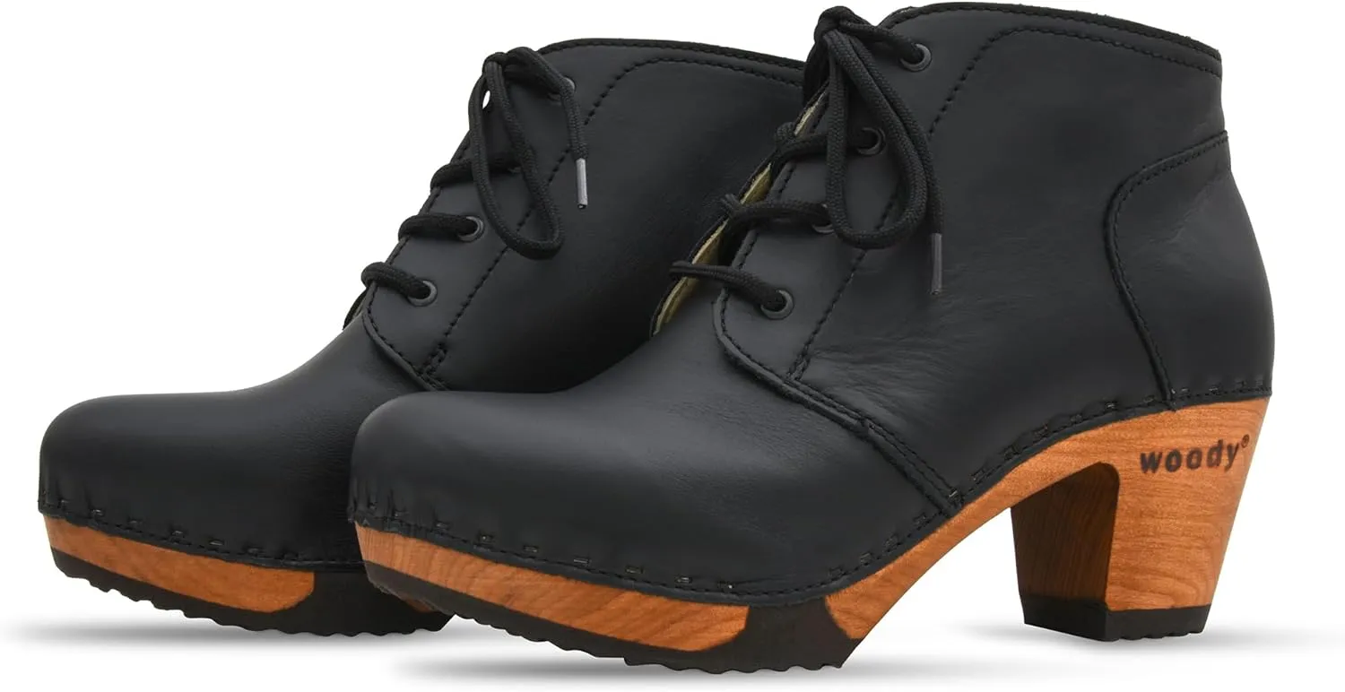 woody Women's Modern Clog Ankle Boots