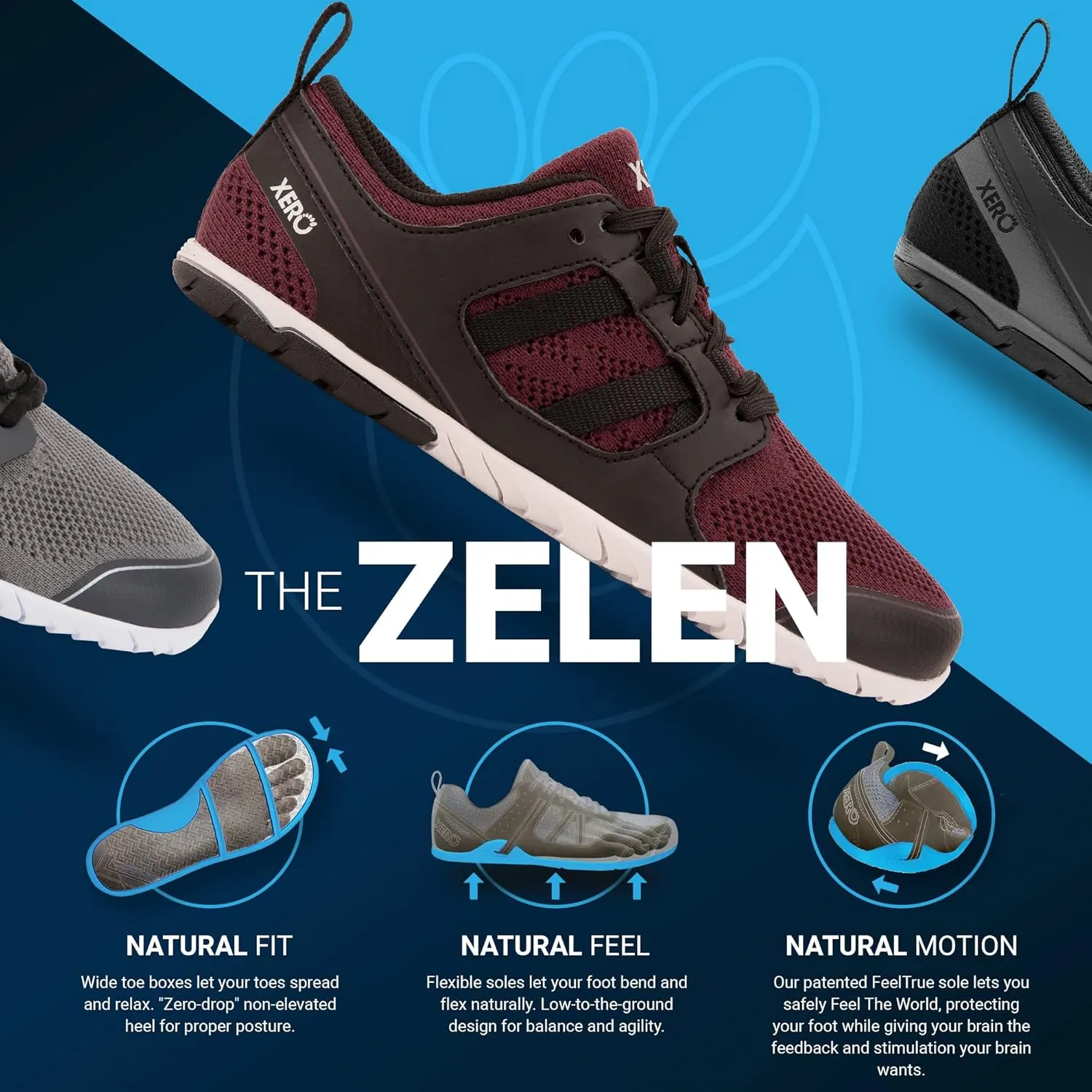 Xero Shoes Women's Zelen Barefoot Running Shoe