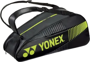 YONEX Active Racquet Bag w/YKK Zippers, Shoe Compartment - Durable Lightweight Badminton Bag for Up to 6 Racquets