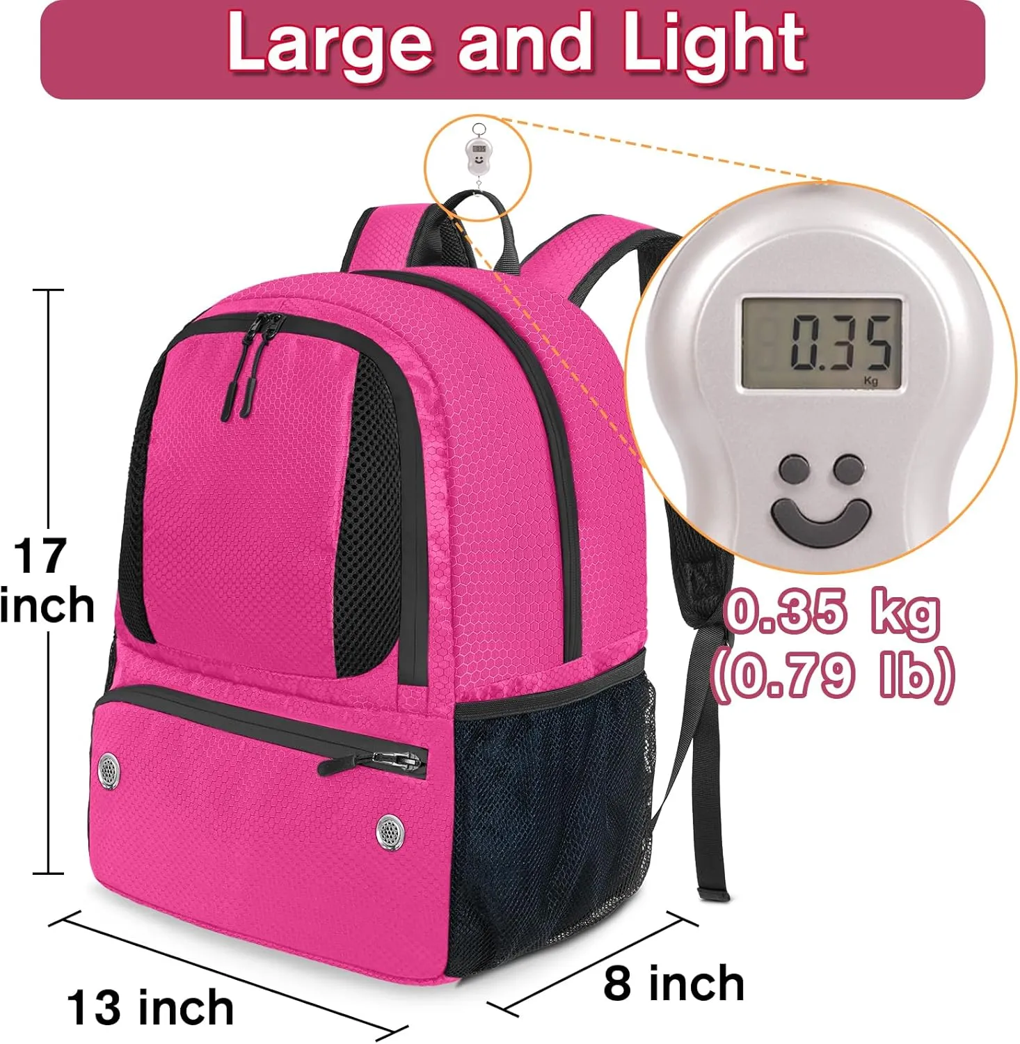 YOREPEK Soccer Backpack,Soccer Bag with Ball Holder, Water resistant Sport Equipment Bags Fit Basketball Volleyball Football