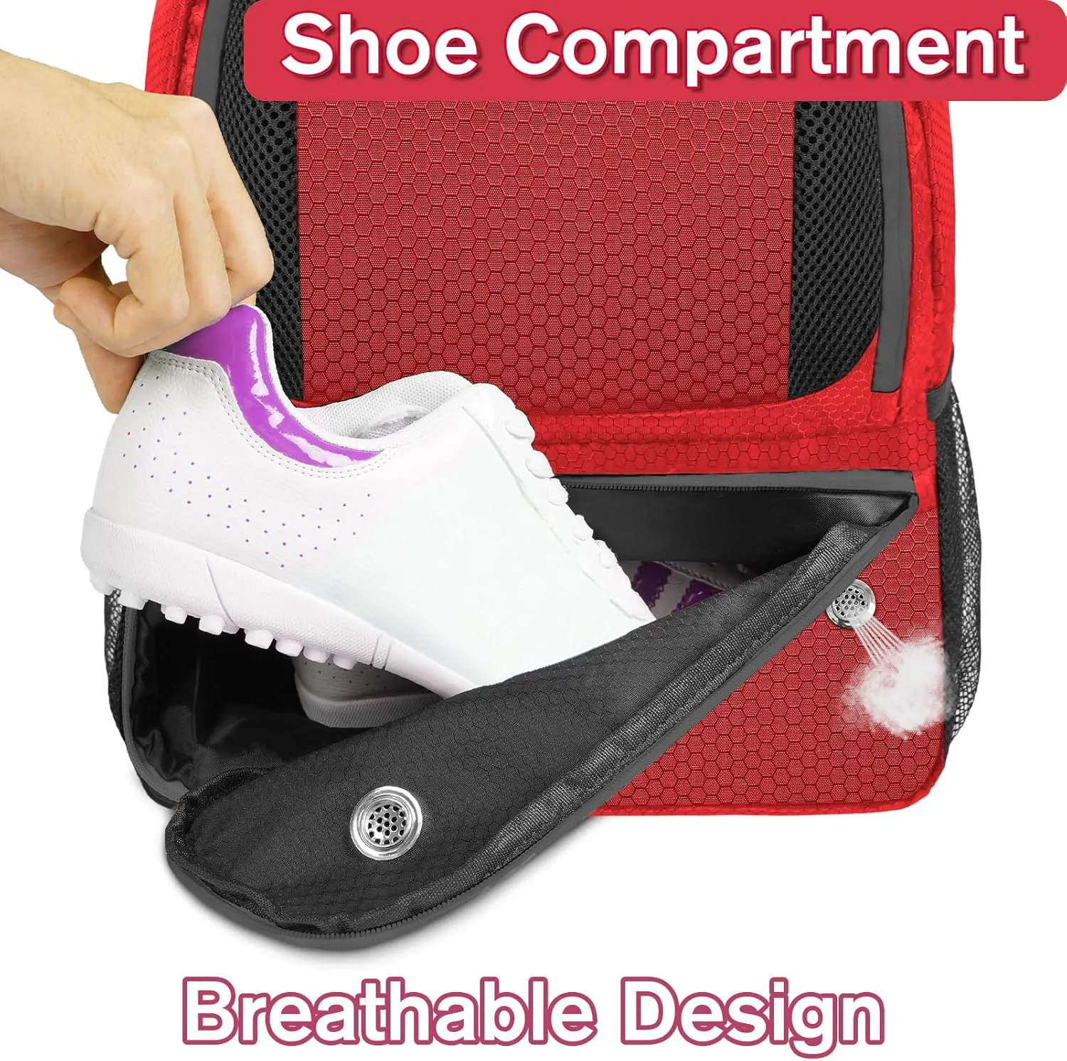 YOREPEK Soccer Backpack,Soccer Bag with Ball Holder, Water resistant Sport Equipment Bags Fit Basketball Volleyball Football