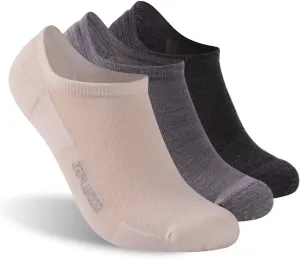 ZEAL WOOD Merino Wool No Show Athletic Socks Ankle Running Golf Tennis Low Cut Hiking Socks 3 Pairs
